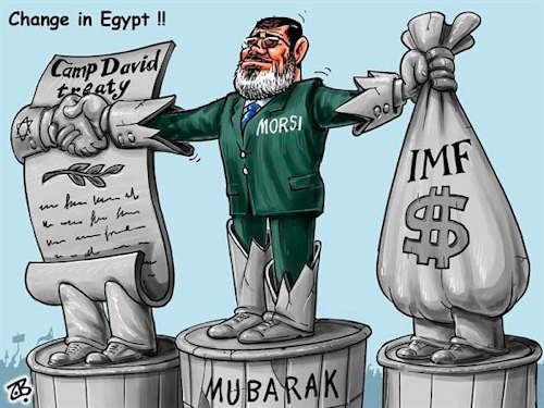 Morsi on Mubarak